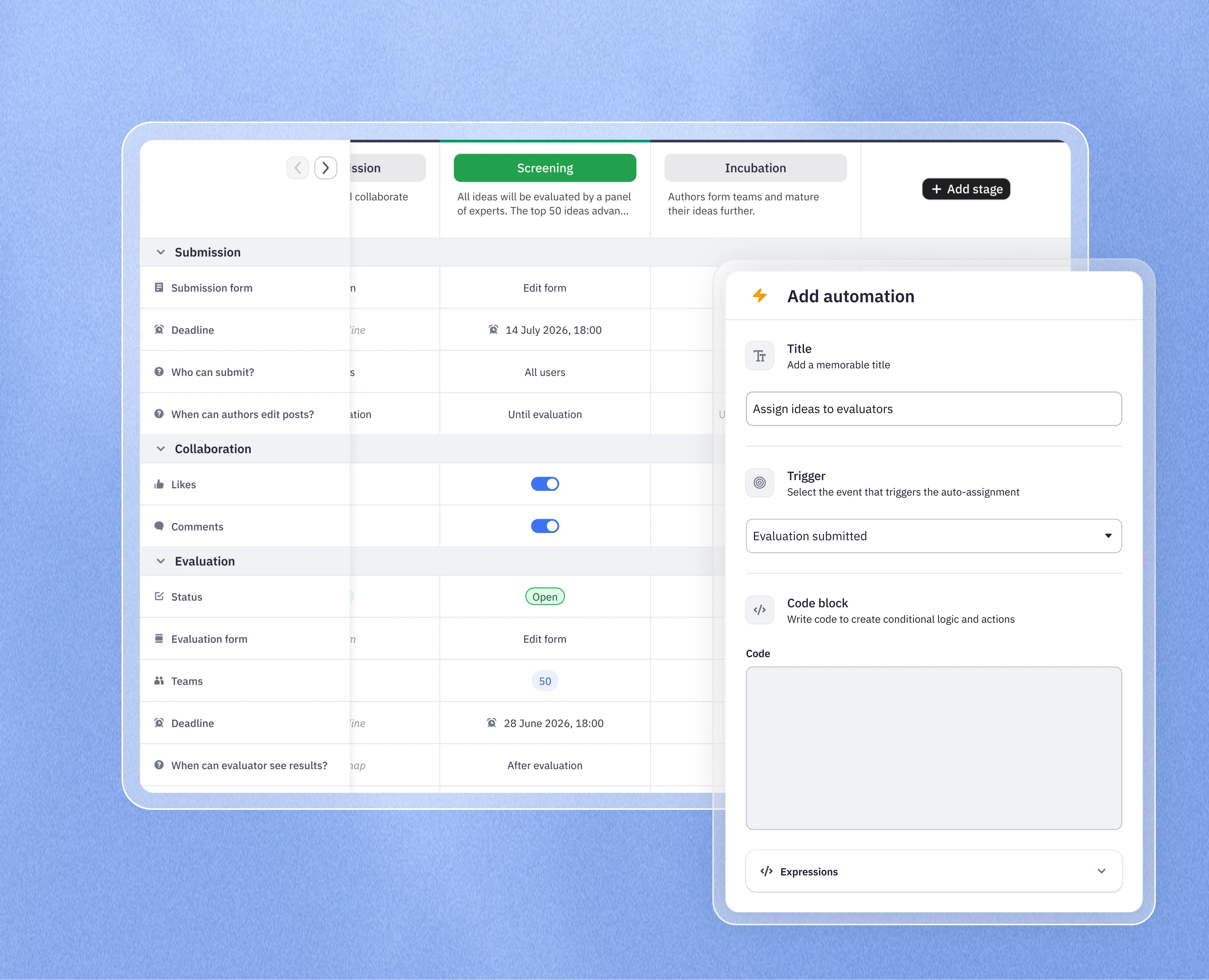 Nosco platform — Management